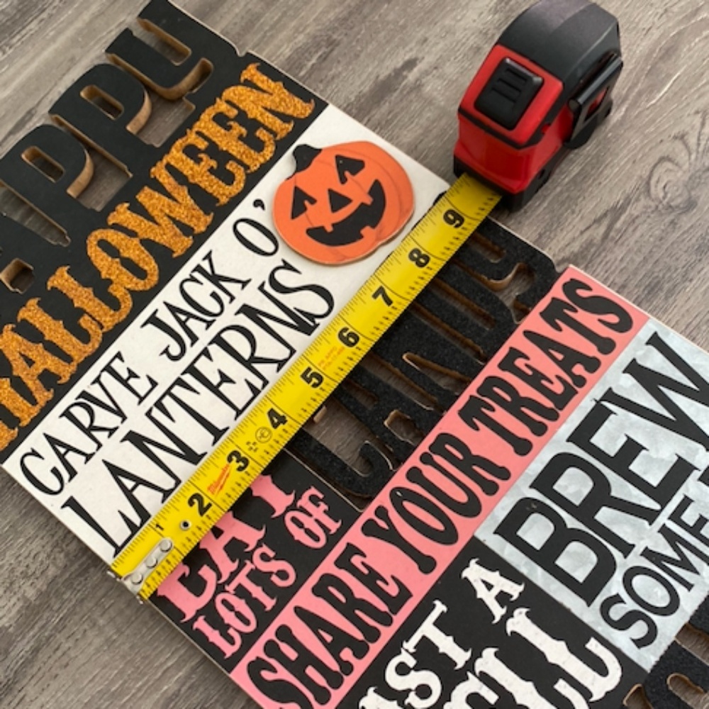 Happy Halloween sign - Picture 4 of 5